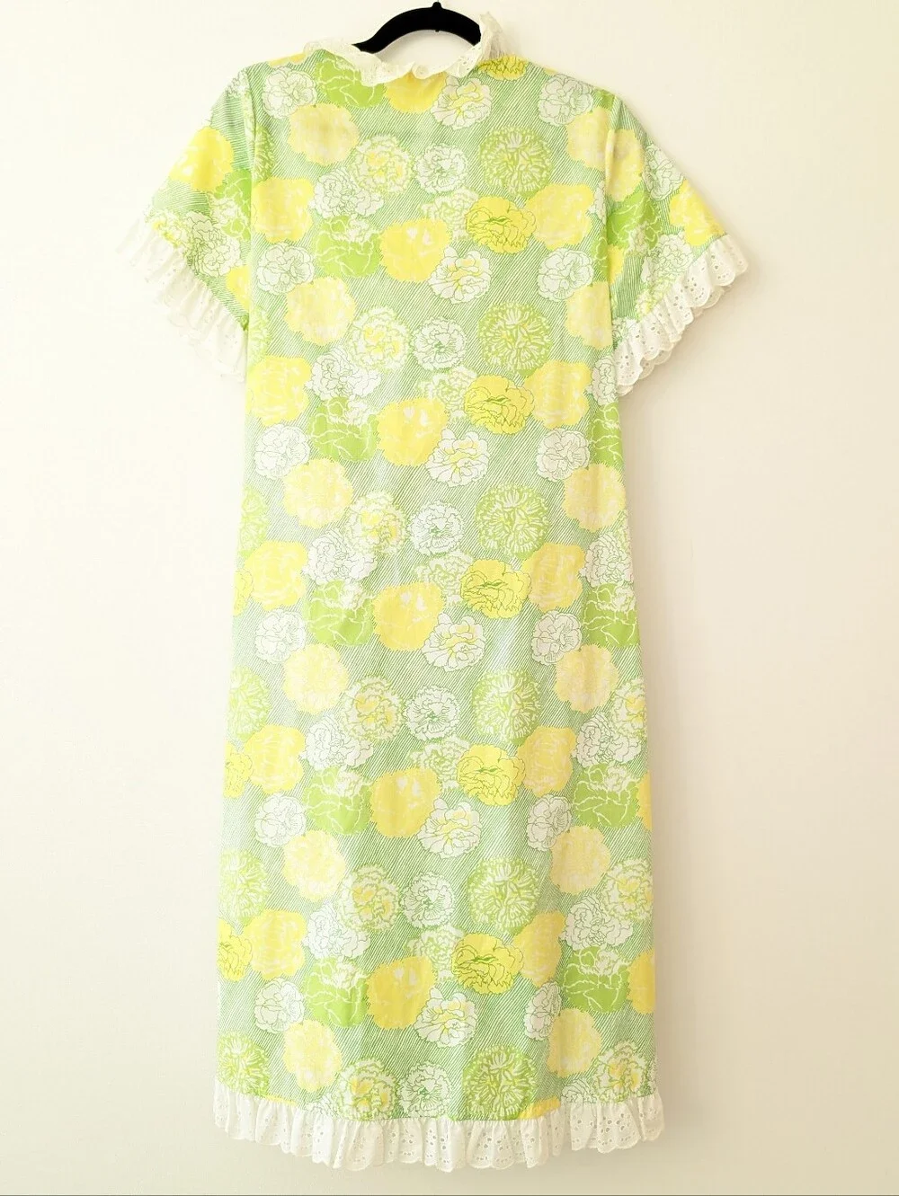 Lilly Pulitzer Vintage 1960/70's White Label Robe with Eyelet lace detail - Picture 5 of 6